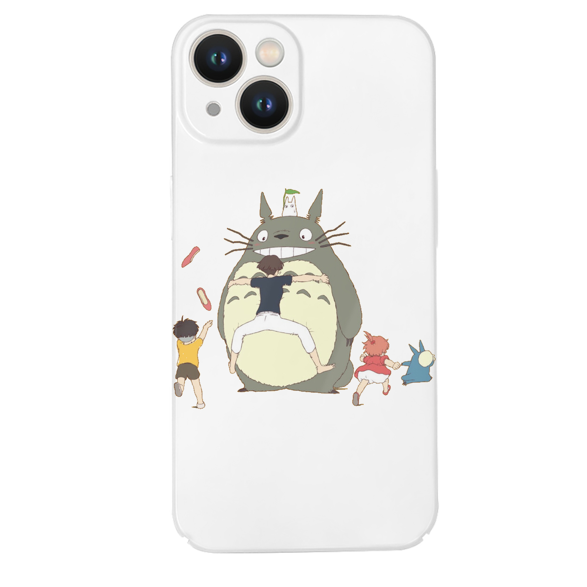（画像用） となりのトトロ 草壁メイ 草壁サツキ My Neighbor Totoro Satsuki Kusakabe Mei Kusakabe 【iPhone 14シリーズ対応】ハードケース